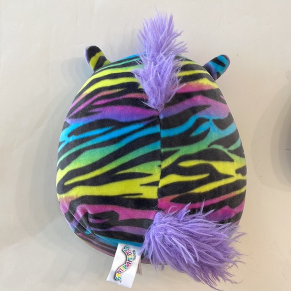 Squishmallows Toys Squishmallow Safiyah The Rainbow Zebra Set Euc